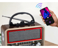 Zenwire Radio Retro FM Solarne BT-S060 - 1604657 - zdjęcie 3